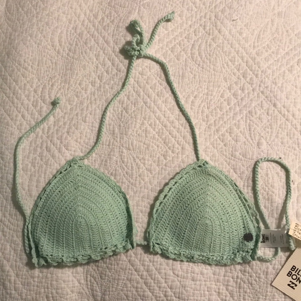 Billabong crochet triangle top